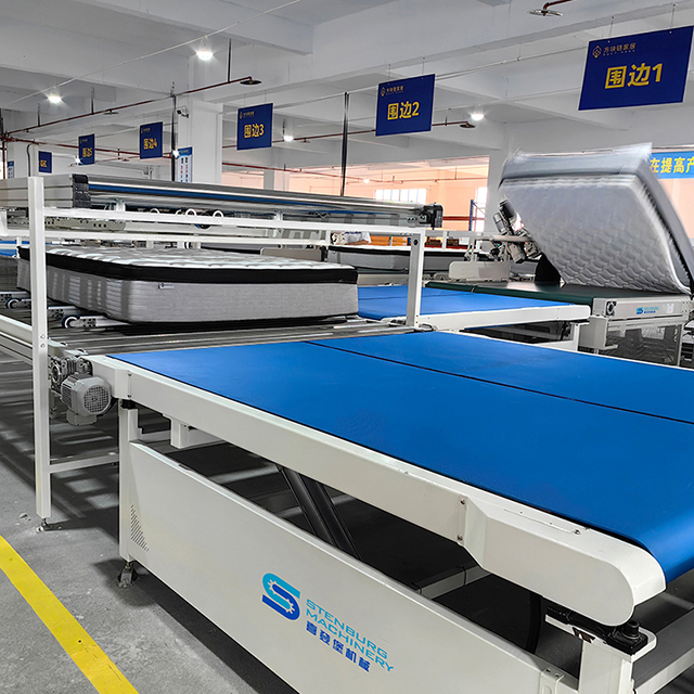 Spring mattress production line