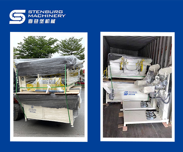 Packing of mattress rim equipment to overseas customers (Stenburg Mattress Machinery)